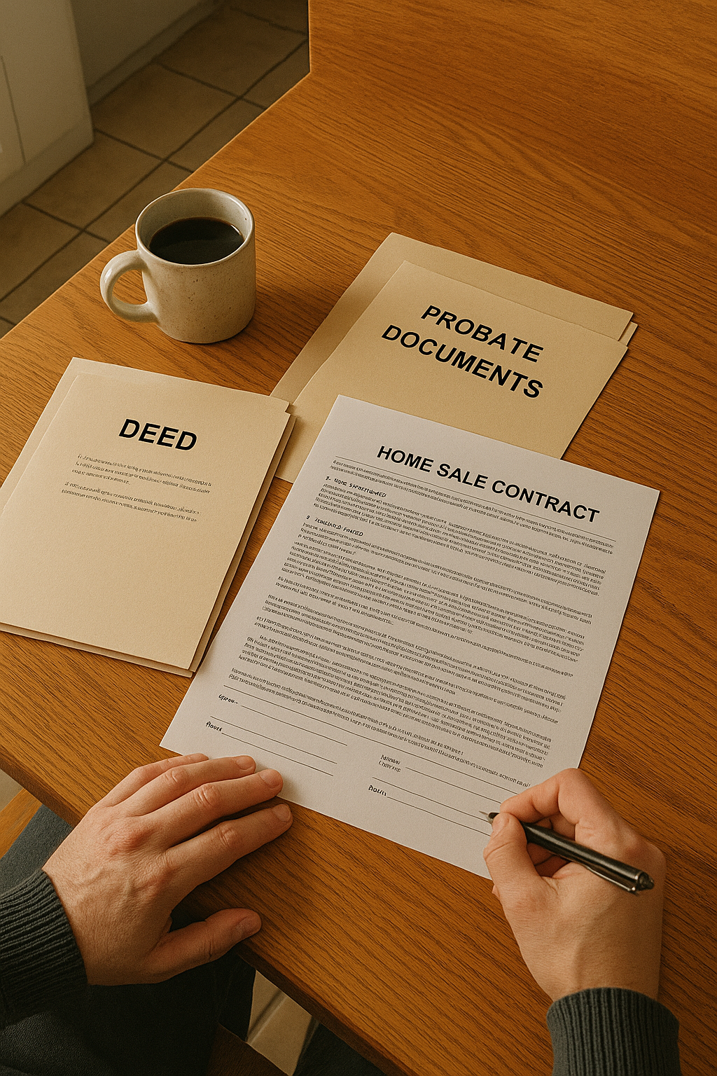 Handling complex real estate paperwork and documents